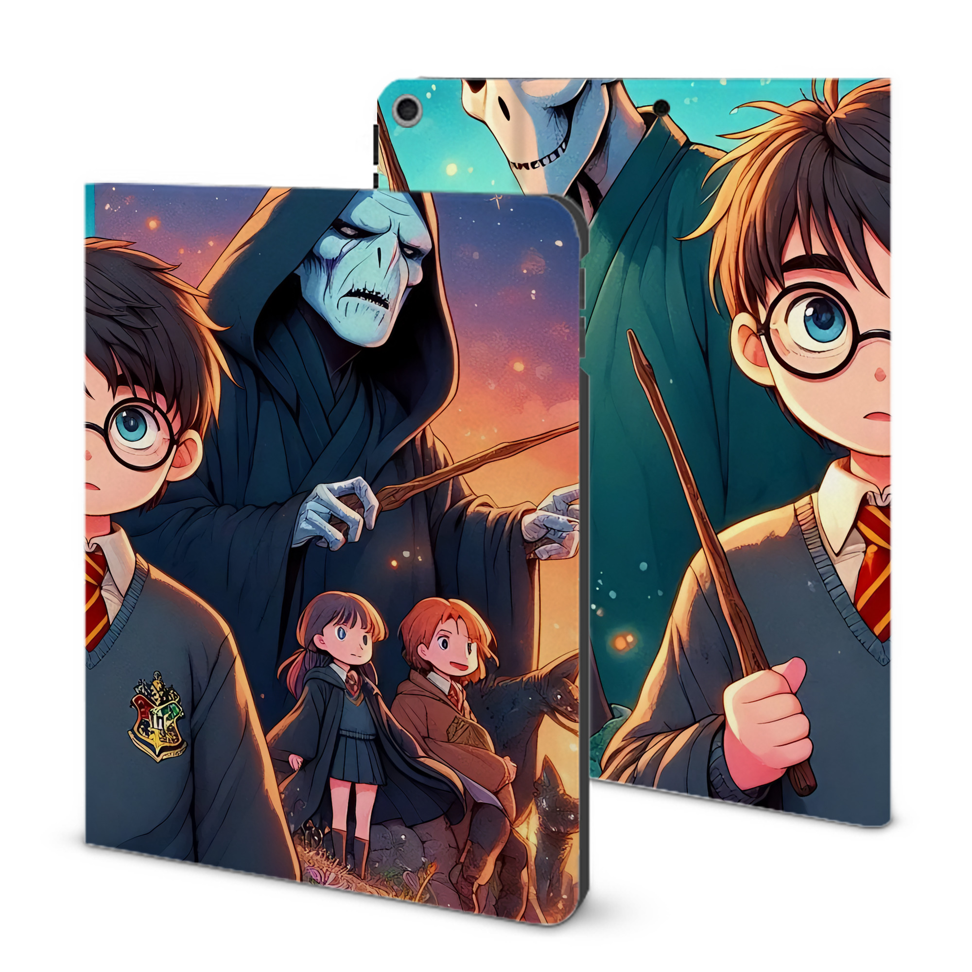 （画像用） Harry Potter ハリー・ポッターシリーズ IPad ケース ブック型 PUレザー TPU 耐衝撃 軽量 薄型 ペン収納なし 全面保護 IPad 各モデル対応